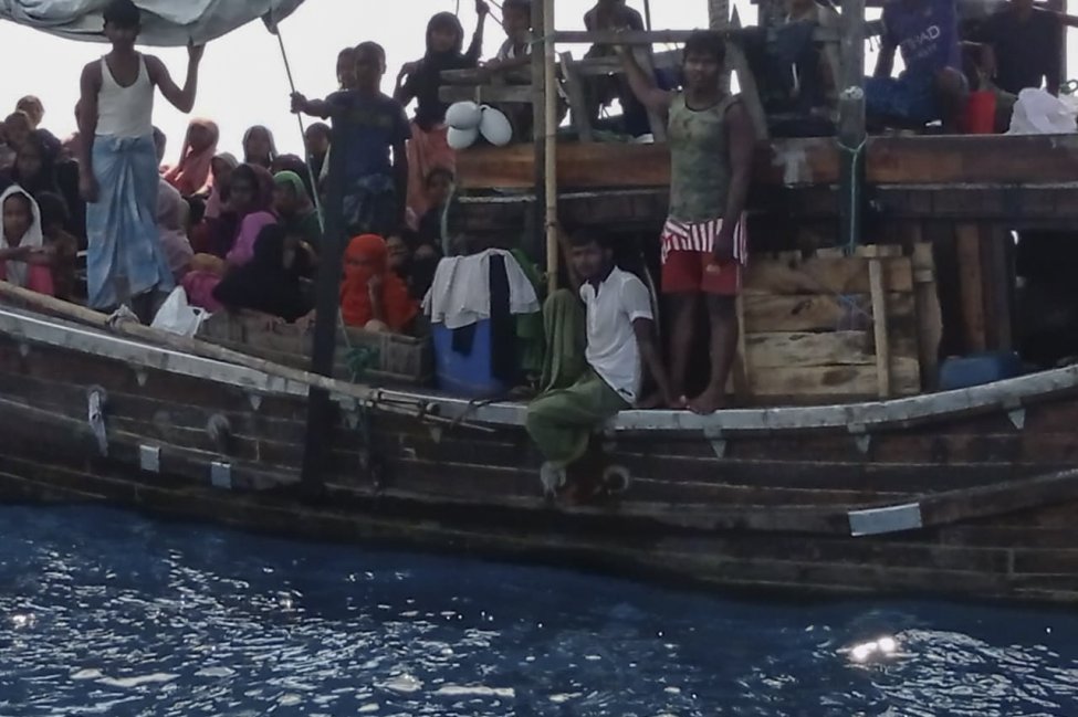 Indonesia agrees to take in boat carrying 120 displaced Rohingya