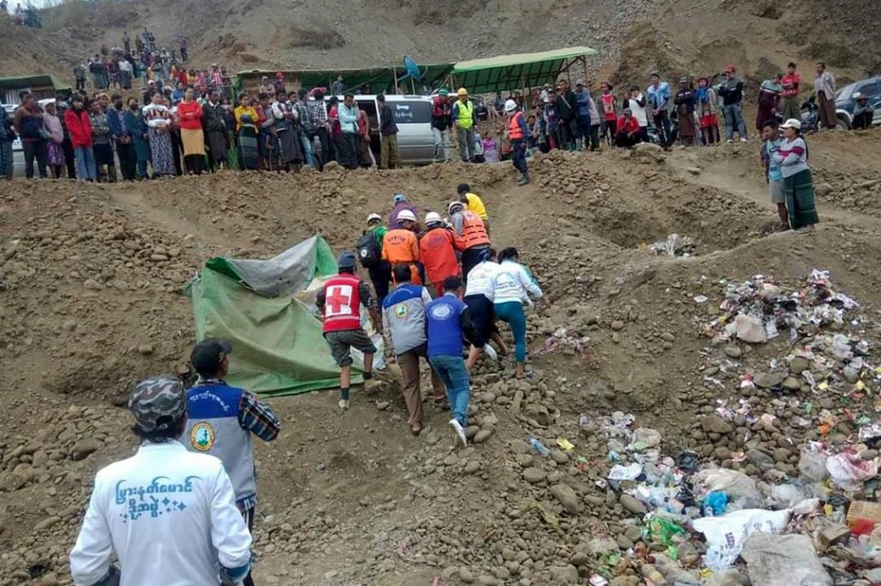 Worker dead, many missing in Myanmar after landslide hits jade mine