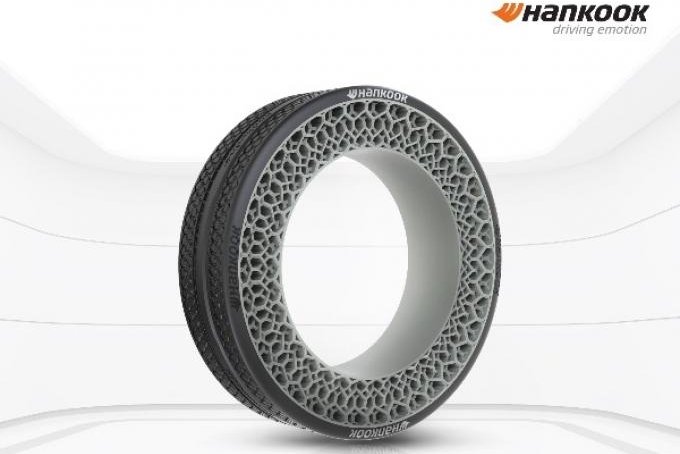 Hankook showcases airless tire at CES