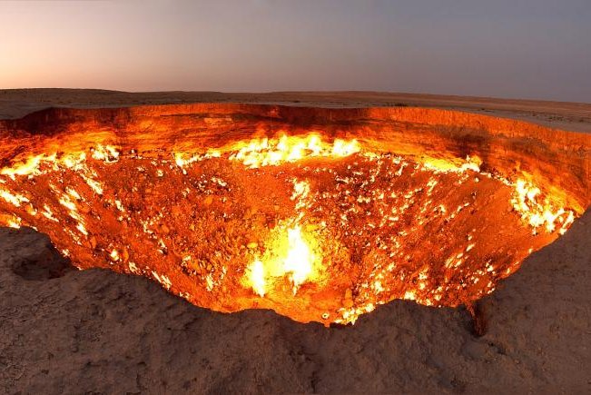 Turkmenistan president seeks to extinguish 'Gates of Hell' gas crater