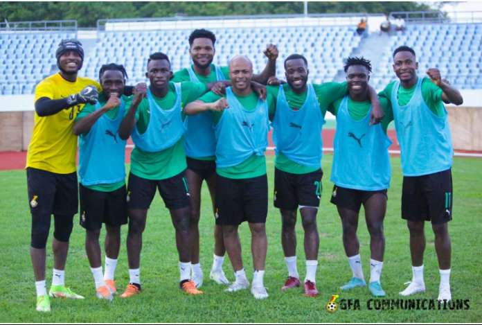 Black Stars training