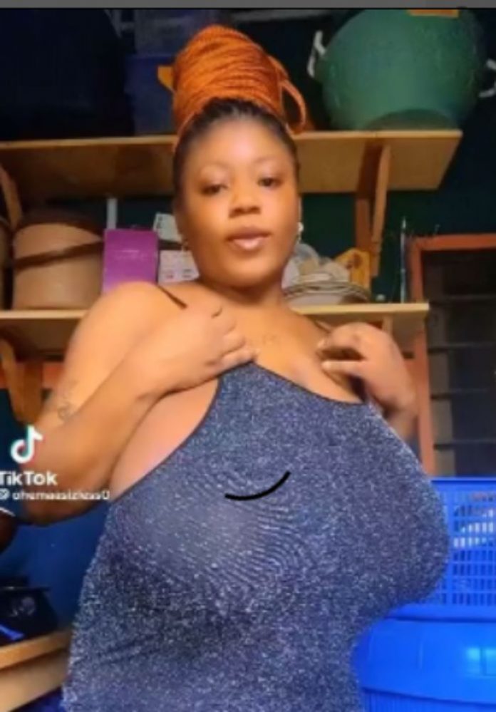 Slay Queen Shakes Her Heavy Chest In Trending Video - Watch