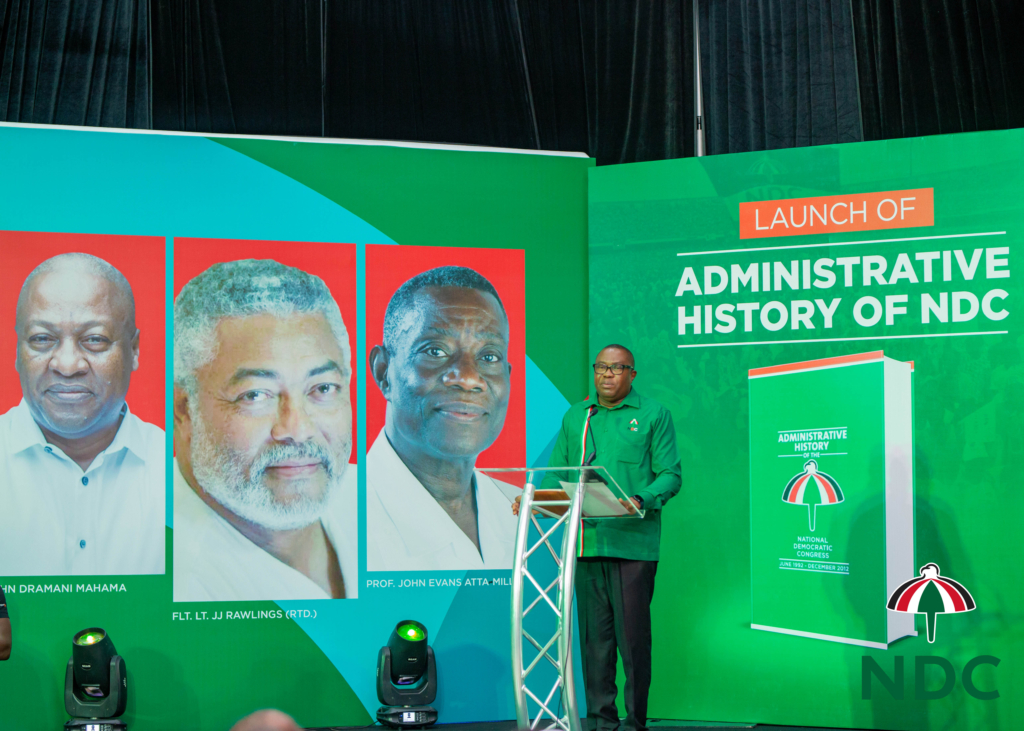 NDC launches book on administrative history of the party