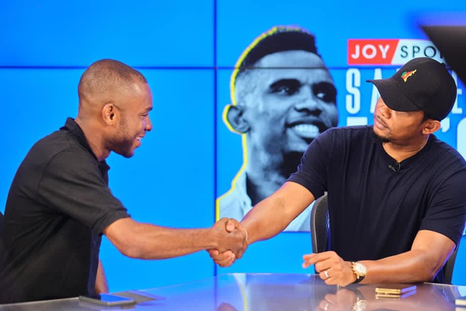 The best 14 photos from Samuel Eto’o’s interview on Joy