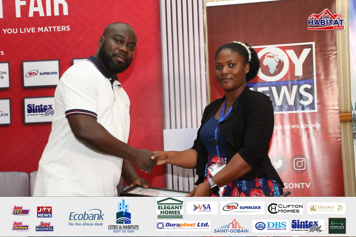 Ecobank-JoyNews Habitat Fair sponsors receive certificates of honour