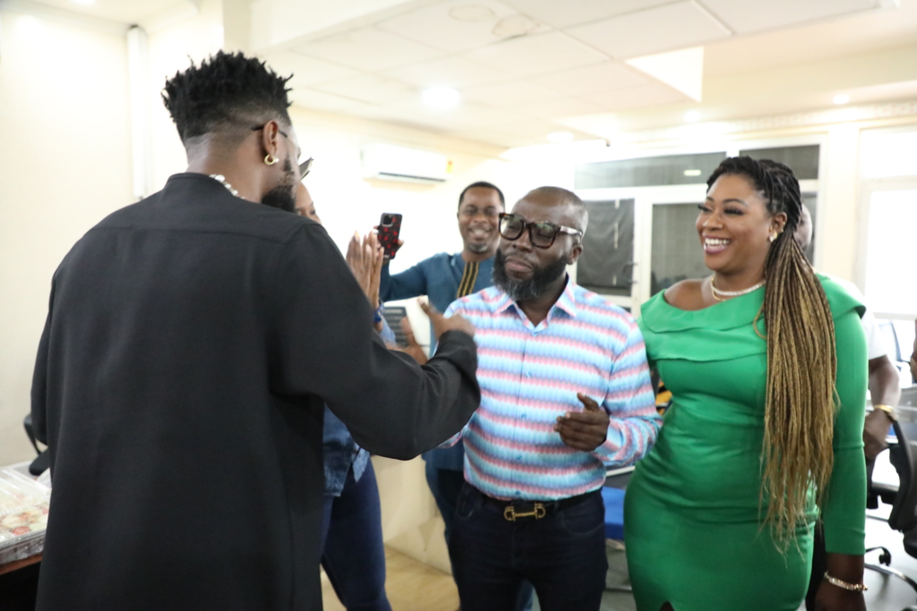 Photos: Hitz FM team surprises Andy Dosty on his birthday