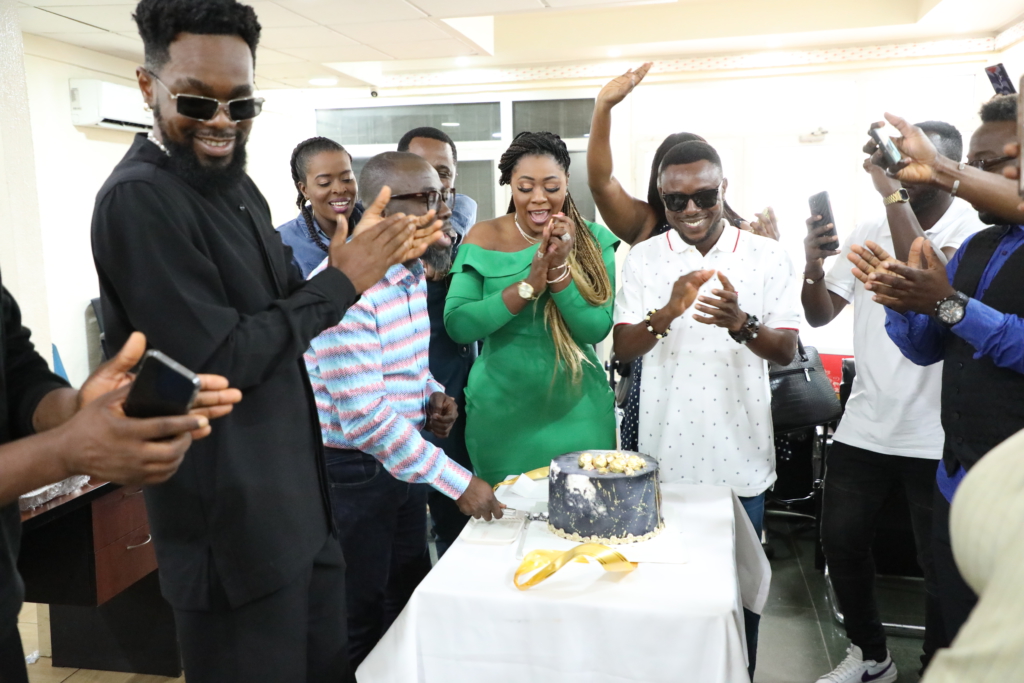 Photos: Hitz FM team surprises Andy Dosty on his birthday