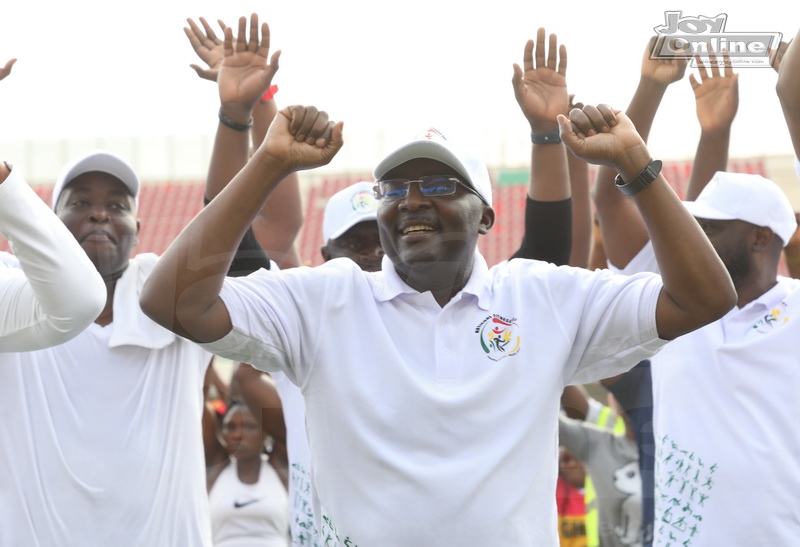 Thousands walk with Bawumia on National Fitness Day