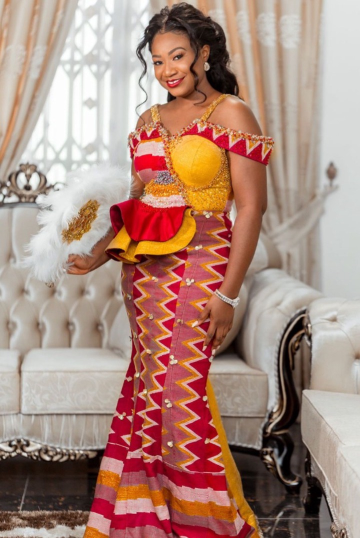 engagement kente dresses