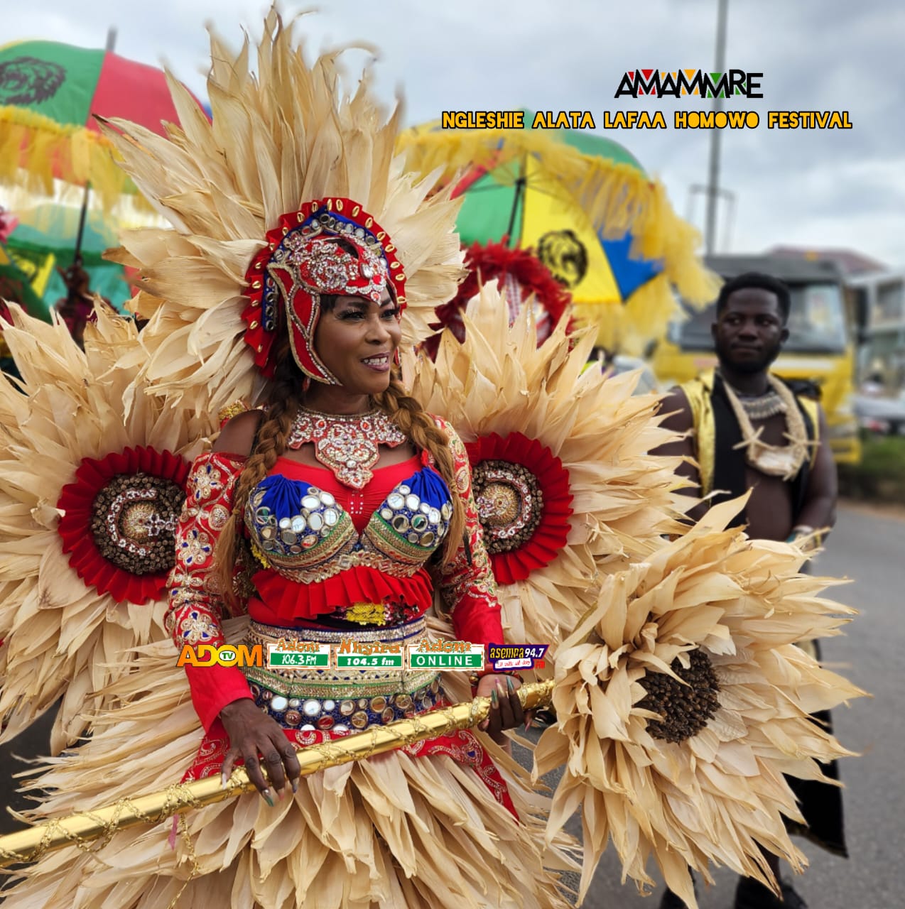 Accra lights up in colours as patrons mark Ngleshie Homowo with carnival