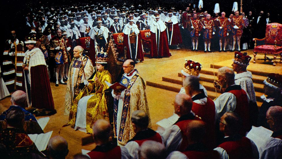 The Queen's coronation in 1953