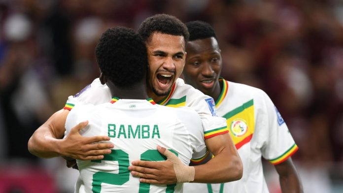 Senegal celebrate at the World Cup Image credit: Getty Images