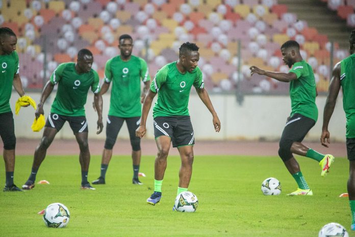 Super Eagles training