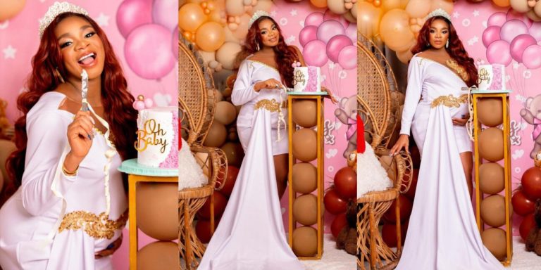 BBNaija’s Queen shares beautiful moments from her private baby shower (Video)