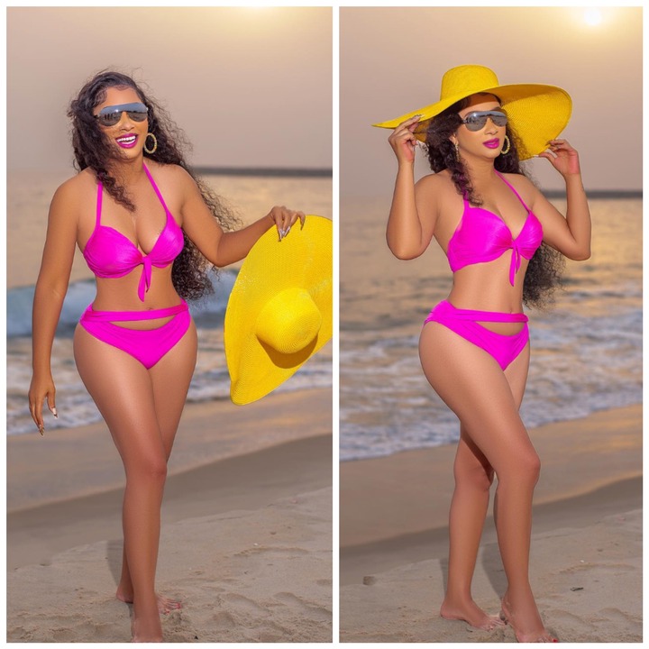 52-Year-Old Actress, Ibinabo Fiberisma Causes Reactions With New Photos Of Herself In Bikini