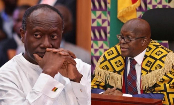 Bagbin admits two motions from minority; Ofori-Atta to take DDEP to Parliament for consideration