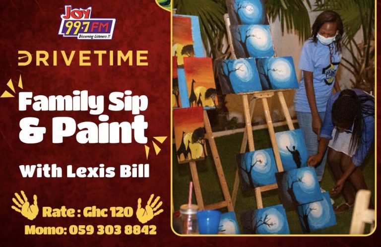 Joy FM listeners excited over Family Sip and Paint event 