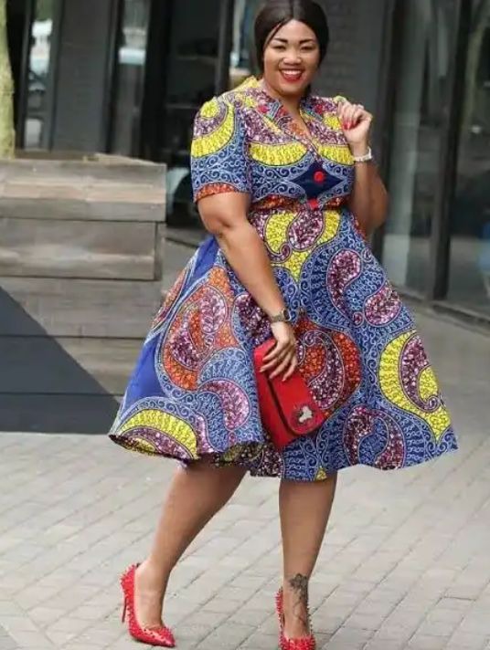 Mothers, check out gorgeous Ankara styles for plump women