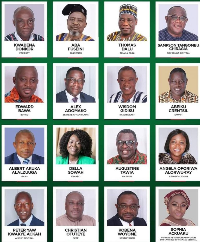 Meet The 17 NDC MPs Who Lost Their Seats