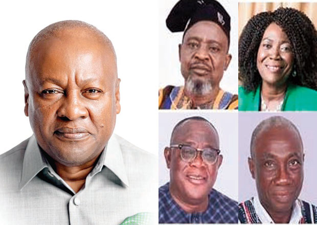 Mahama Leads NDC… 17 MPs Fall