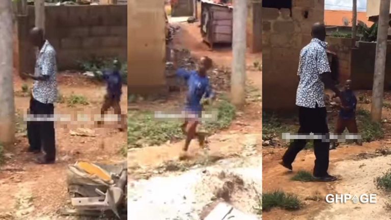 Disturbing Video of kids throwing stones at an old man amid mocking him breaks heart; Netizens Cry