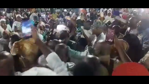 John Mahama mobbed by Muslims at Mawlid celebration –