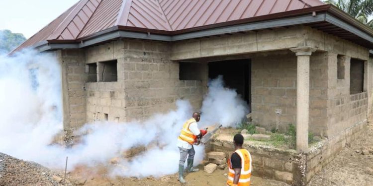 VRA begins fumigation exercise in Mepe as flood waters recede –