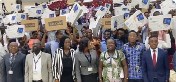 University of Ghana students get free laptops –