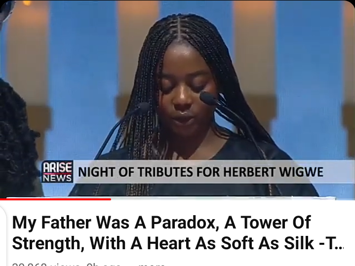 Hebert Wigwe’s daughter, Tochi melts hearts with emotional tribute –