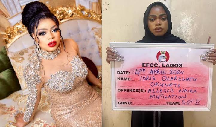 Crossdresser, Bobrisky Bags Six-Month Jail Term For Naira Abuse