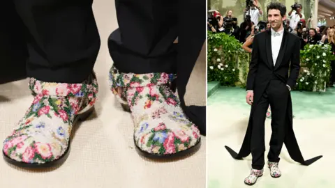 Reuters/Getty Josh O'Connor at the 2024 Met Gala: "Sleeping Beauties: Reawakening Fashion" held at The Metropolitan Museum of Art on May 6, 2024 in New York City