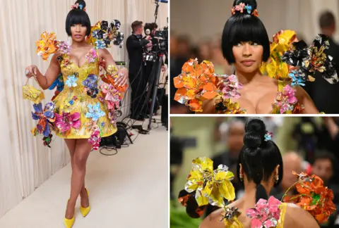 Getty Images Nicki Minaj attends The 2024 Met Gala Celebrating "Sleeping Beauties: Reawakening Fashion" at The Metropolitan Museum of Art on May 06, 2024 in New York City.