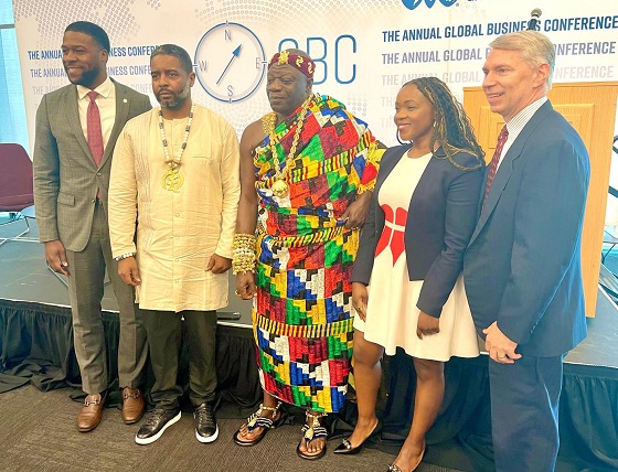King Daasebre Kwebu Ewusi VII Extol “ The Ghana Brand” At World Trade Center- USA