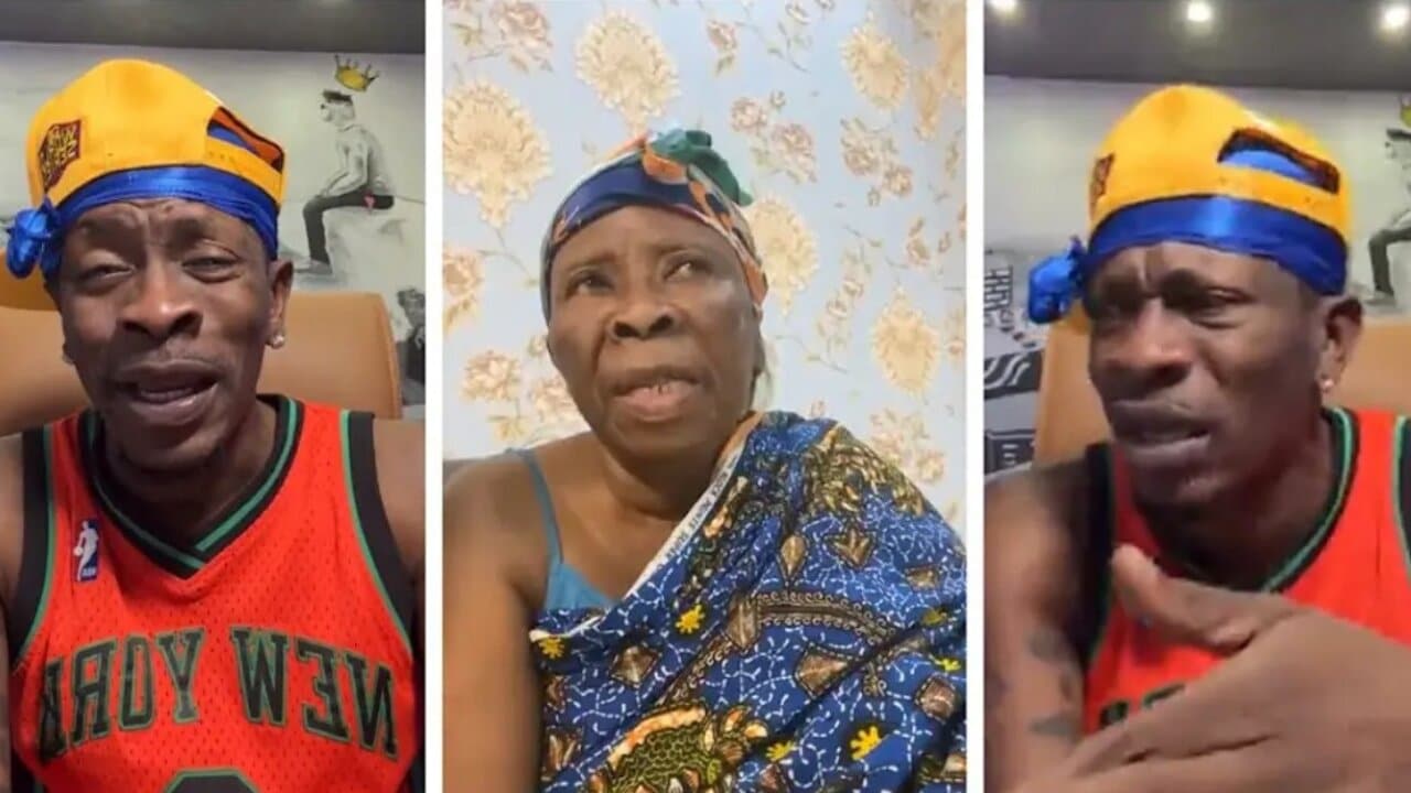 Nonsense! Angry Shatta Wale blasts his mother for telling the world that he has abandoned her - Video