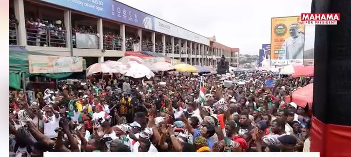 Ho traders give Mahama a rousing welcome, pledge massive support for 2024  elections - MyJoyOnline