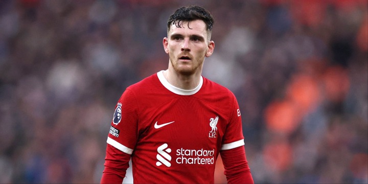 Andy Robertson in action for Liverpool