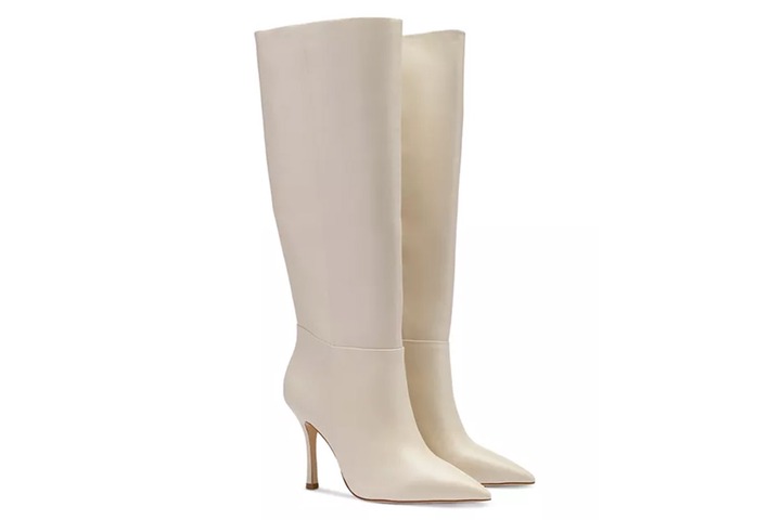 Larroudé Kate Pointed Toe Tall High Heel Boots