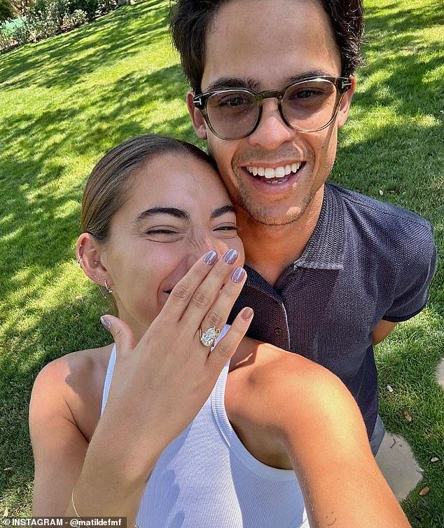 They first began dating in 2016, before Danny got down on one knee in August last year, with Matilde taking to her Instagram to show off her huge diamond ring