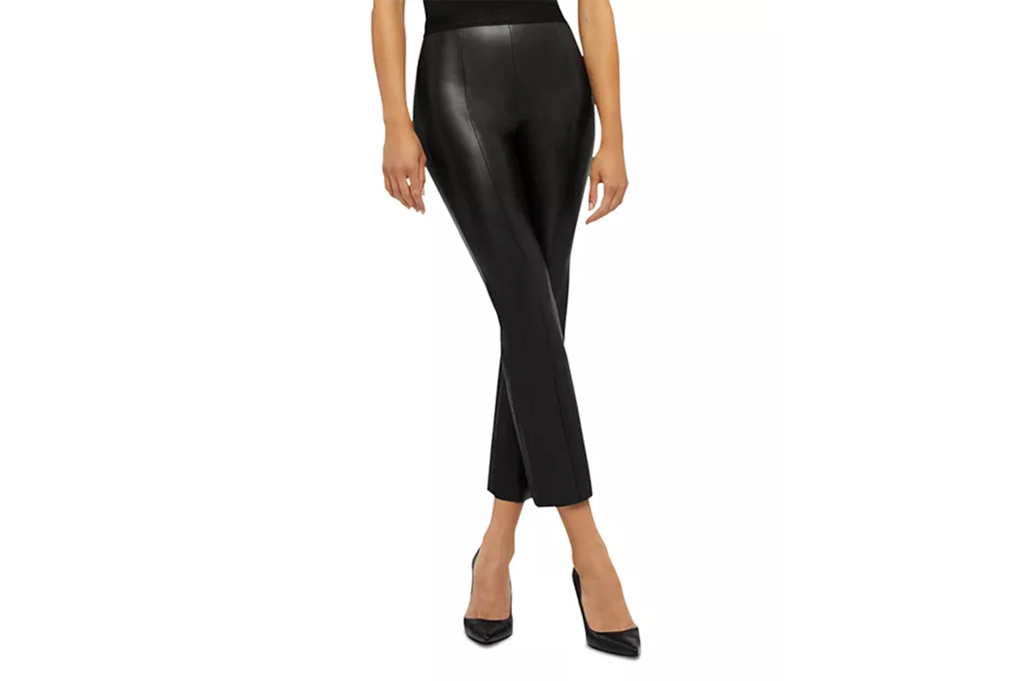 Wolford Jenna Faux Leather Ankle Pants