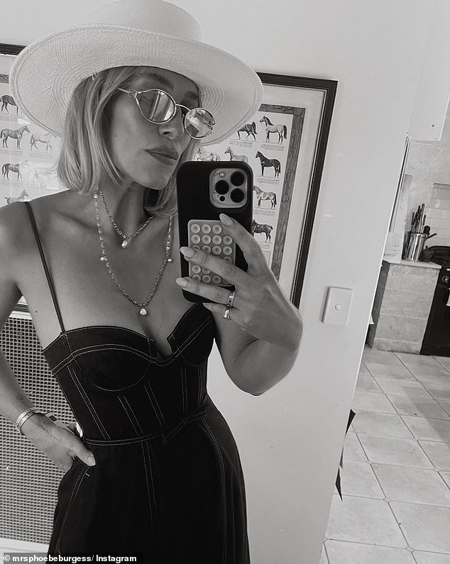 The former NRL WAG, 36, took to Instagram on Tuesday to share a gallery of stunning snaps from her day out at the country races with her girlfriends over the weekend