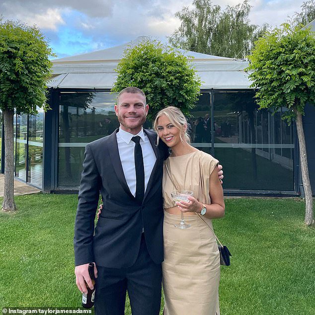 The AFL player, 31, shared a sweet video to Instagram which captured the highlights of the ceremony held at The Valley Estate in Currumbin Valley