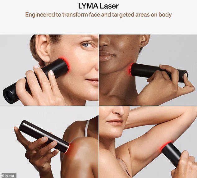 The LYMA Laser is sleek, portable, and safe to use virtually anywhere, from your face and neck to your arms and knees