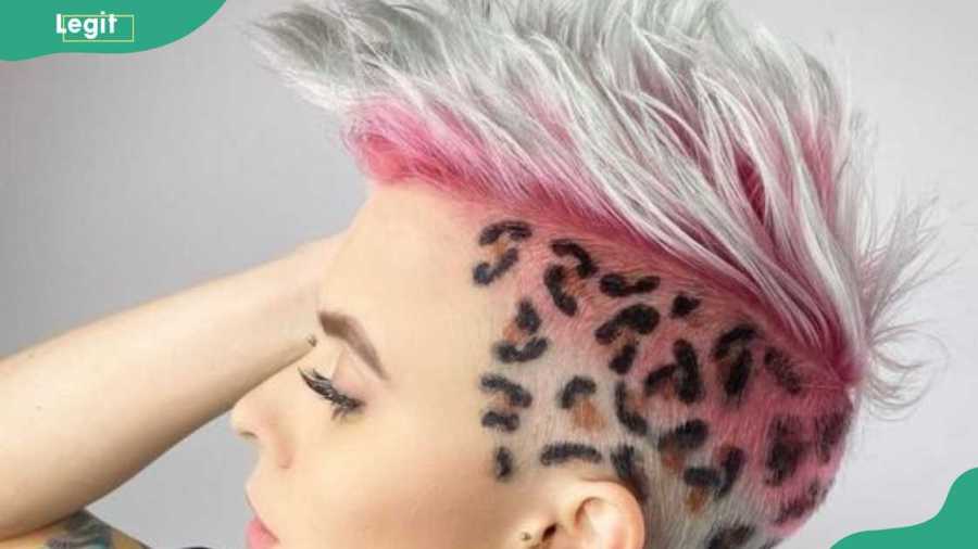 Animal print fade