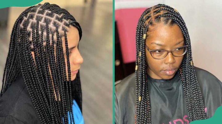 Knotless braids