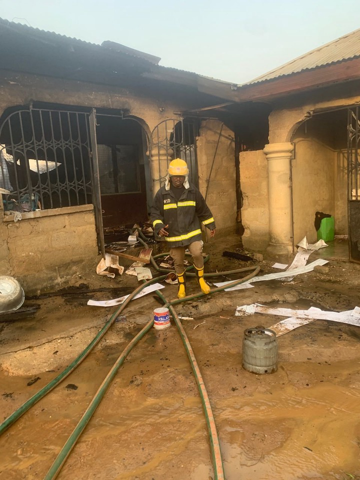 A tragic fire claimed the lives of two siblings in Bibiani-Adzenkye.