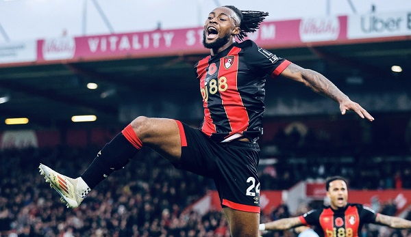 Semenyo named Man of the Match after Bournemouth’s stalemate with Manchester Utd
