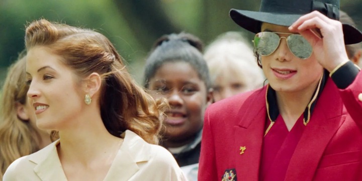 Lisa Marie Presley and Michael Jackson