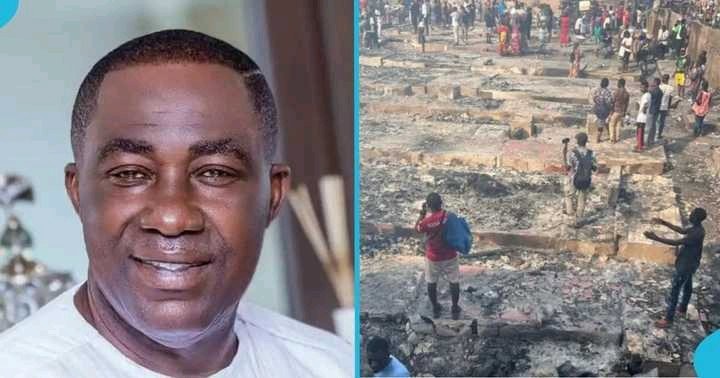 Katamanto traders mobilize to rebuild their market just a day after the fire
