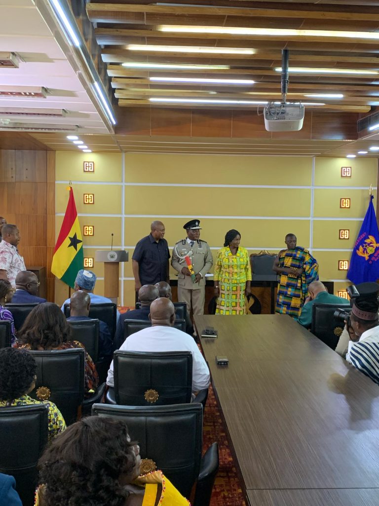 Tackle emerging security threats – Mahama to COP Yohuno