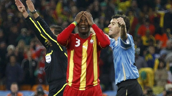 Asamoah Gyan admits he will choose Uruguay for one last game following 2010 heartbreak